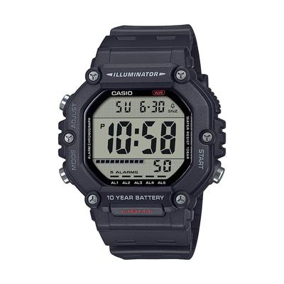 Мужские наручные часы - Casio Collection AE-1600H-1AJF Черные, Официальная модель из Японии