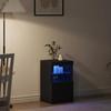 LED Sideboard in Black Oak Look 41 x 37 x 67 cm