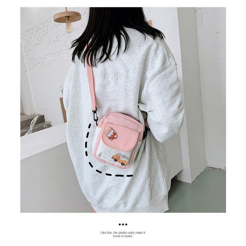 Студенческая симпатичная сумка через плечо женская корейская версия студенческая повседневная сумка через плечо