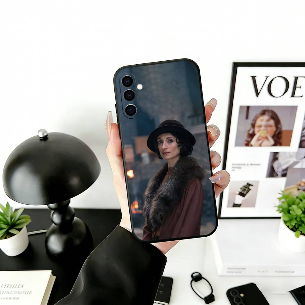 P-B-Lizzie Stark Phone Case Black Silicone Soft For Samsung Galaxy A73,A72,A71,A70,A53,A52,A51