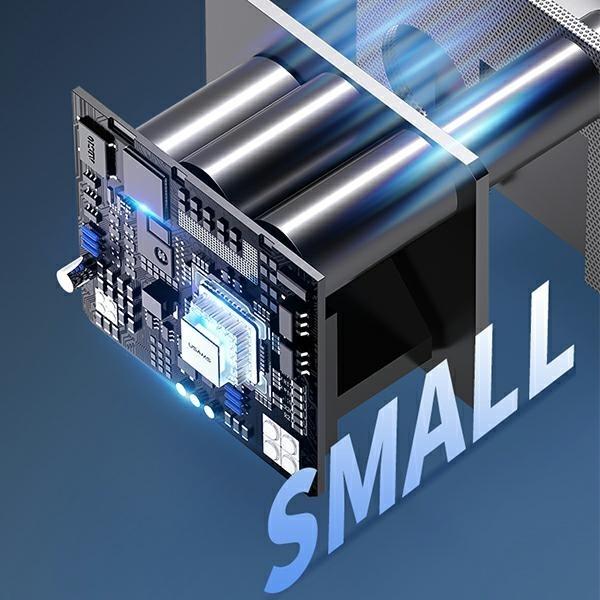 Usams Ład. Siec. 1Xusb-C T36 Mini 20W + Kabel Usb-C-Lightning Czarny/Black Pd3.0 Fast Charging Xfkxlogtl01 (Us-Cc124+Us-Sj484)