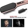 Dual-Use Ceramic Hair & Beard Straightening Comb for Men & Women