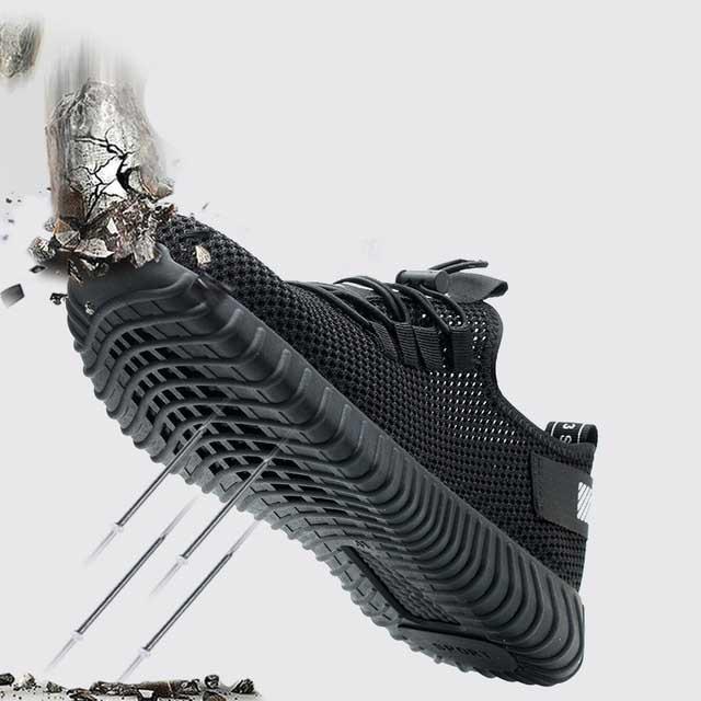 Модные защитные ботинки из кевларового волокна со стальным носком и защитой от проколов, размеры 33-46