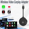 Wireless Video CarPlay Adapter Support Netflix/YouTube/Tiktok AI BOX For OEM Wired CarPlay Cars
