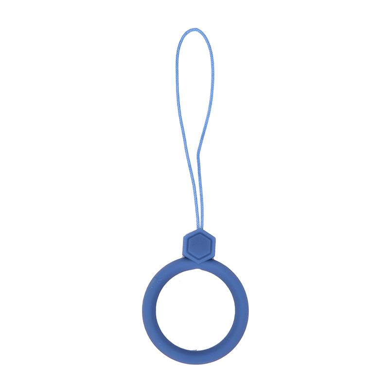 Finger Ring Anti-Lost Universal Phone Short Lanyard Silicone Pendant Ring Strap