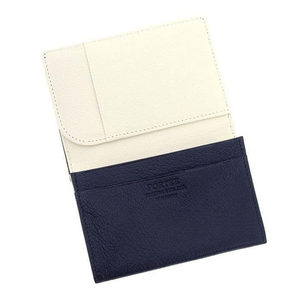 Double Card Case [Porter] 129-06013 Navy/Natural