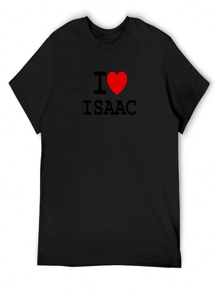 I _ Isaac _ Personalized Gift For Him (For Her To Wear It) T-Shirt Blue Archive Plus Sizes Louboutins Tshirts For unisex