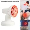 Red Light Therapy Lamp for Body Pain Skin US Plug Infrared Phototherapy Adjustable Angle Boosts Blood Circulation Relieves Muscle Soreness Red