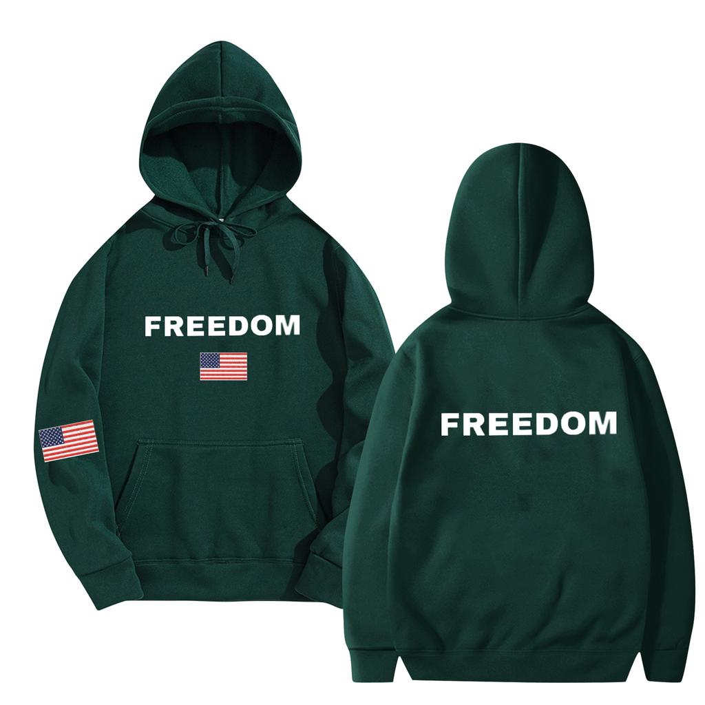 Women's And Men's Fashionable Hooded Long Sleeved Printed Casual Pullover Unisex Sweatshirt Top