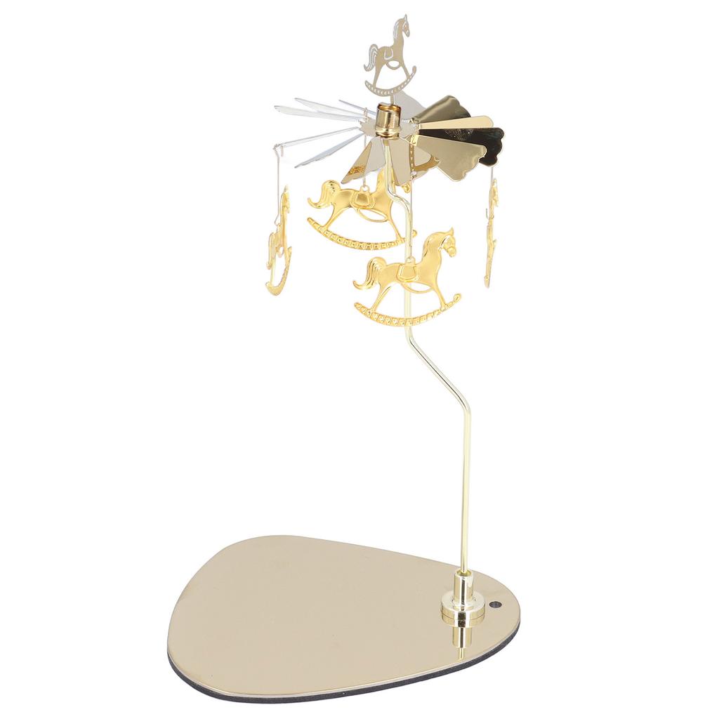 Подсвечник круглый треугольный поднос романтический европейский стиль нержавеющая сталь вращающийся ароматерапевтический подсвечник в виде колокольчика