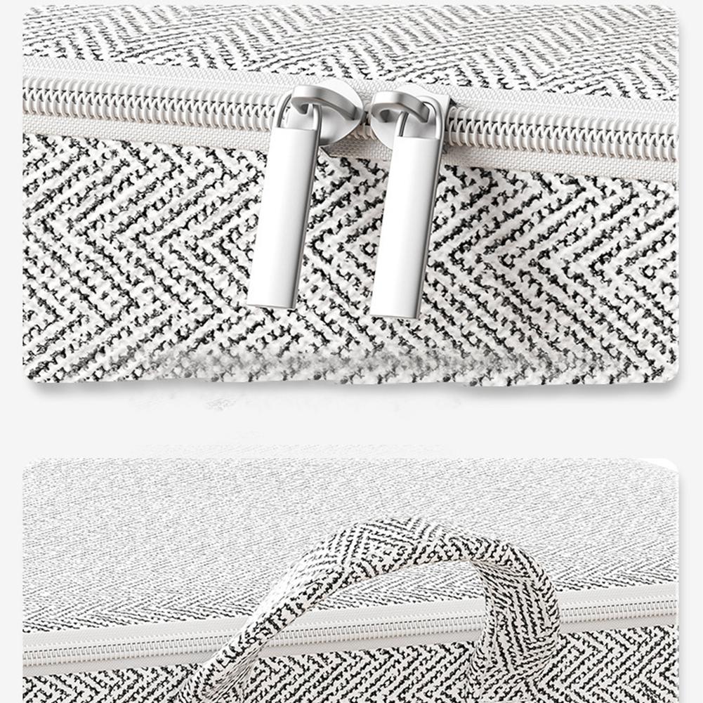 Многофункциональные складные корзины для хранения одежды с застежкой-молнией и ручкой для организации одеял и постельных принадлежностей