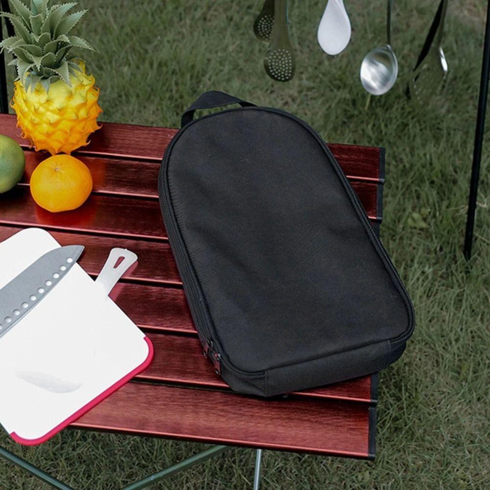 Oxford Cloth Utensil Set Storage Bag Hiking BBQ Tableware Organizer NEW Cookware Carrying Case