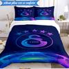 3PCS Galatasaray Crest Glory Bedding Set 2D Printing (Includes 1 Duvet Cover + 2 Pillowcases Coreless), Bedroom decor,Fan gift