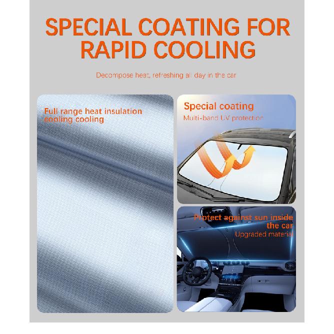 For Mercedes Benz GLC X253 X254 Car Sun Viso Front Window Windshield Sunshade Heat Insulation Summer Sun UV ProtectionWindshield Sunshades 1