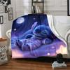 1pc S-Stitch4 Blanket, Gift, for Men and Women, Soft Blanket, Good for Sofa Bed Couch Travel, Lightweight Flannel Blanket