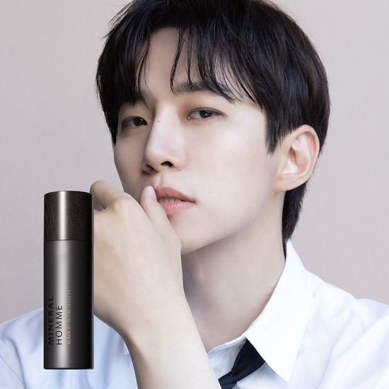 The Saem Mineral Homme Black All-in-One Fluid Ex