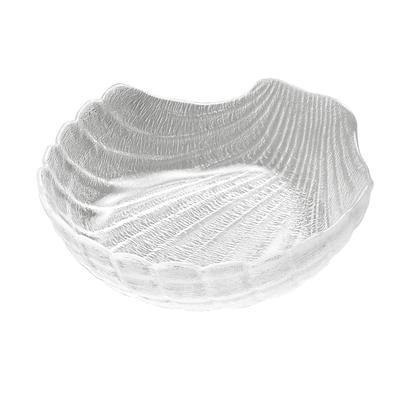 Hirota Glass Большая Диаметр 23см x Высота Ракушка 3450 Чаша, Прозрачная, 7см, Blanc-Mer, Ракушка,