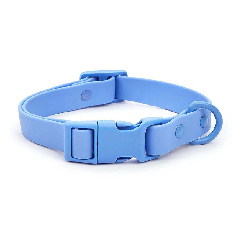ПВХ Ошейник для питомца Идентификация питомца Регулируемый Водонепроницаемый Ошейник для собаки Без рывков Быстросъемная пряжка Защитная пряжка Цепь