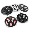 For Volkswagen MK2 2Pcs Car Original Front Radiator Grille Logo Cover for Volkswagen VW Golf 6 Mk6 2010 2011 2012 2013 Rear Trunk Lid Badge Sticker
