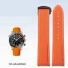 20 мм 22 мм изогнутый конец резиновый ремешок для часов цепь для Omega 300 SEAMASTER 600 PLANET OCEAN Seiko SKX силиконовый ремешок аксессуары для часов