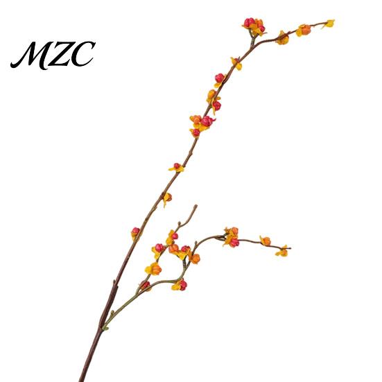 Silk Fall Floral Stems Long Artificial Bittersweet Branches, Berry for Vase, Faux Plants Fade Resistant Flowers Branches Thanksgiving Table