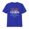 I Was Taught To Think Before Act Funny Sarcasm Sarcastic Unisexs T Shirt Black Large Vintage Washed Breathable