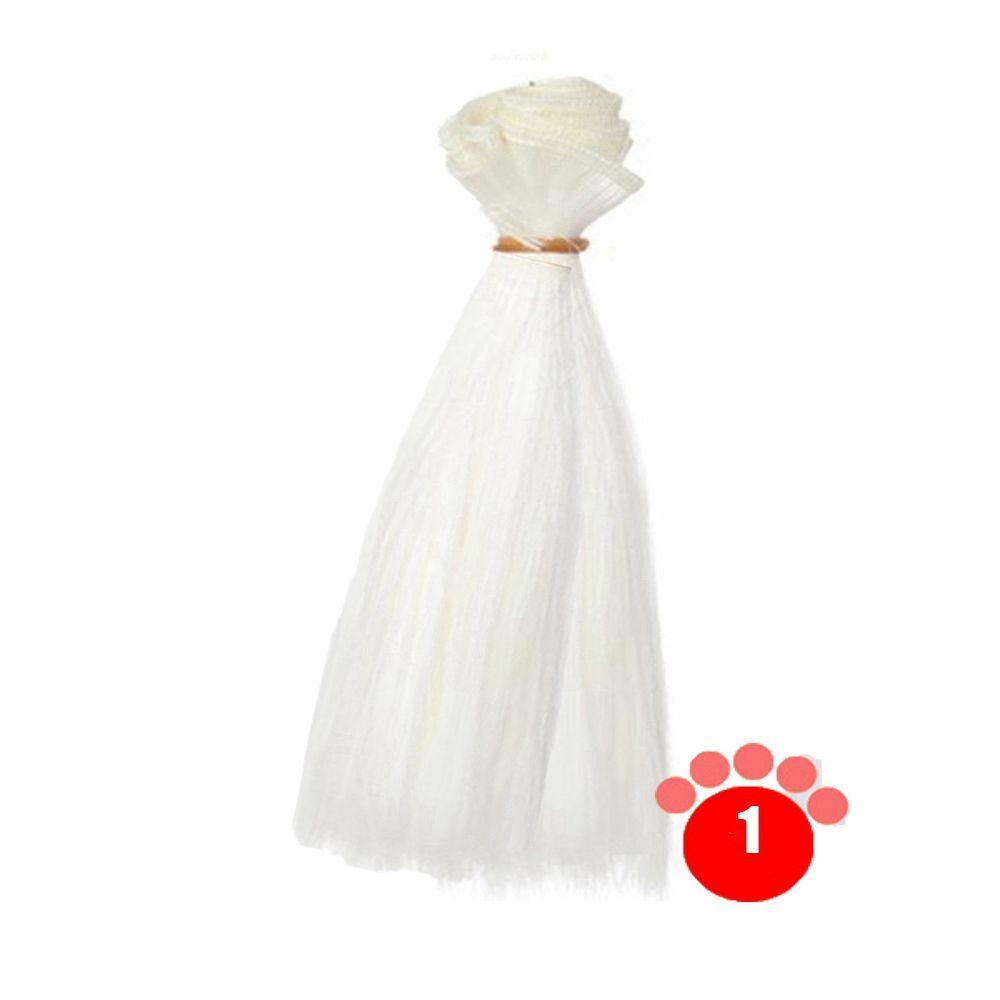 1PC Hot Synthetic Fiber High-temperature Wire DIY Dolls Accessories Doll Wigs Long Straight Wig Hair