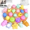 50-5PCS Kawaii Squishies Mochi Anima Squishy Toys For Kids Antistress Ball Squeeze Party Favors Stress Relief Toys For Birthday MYY