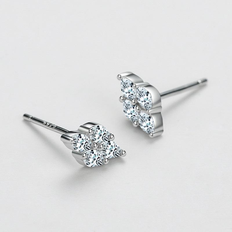 Tancise 925 Sterling Silver Zircon Earrings Drop Earrings For Women Wedding Party Gifts
