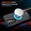 For Samsung Galaxy S25 Magnetic Case Rotating Ring Kickstand PC + TPU Shockproof Phone Cover