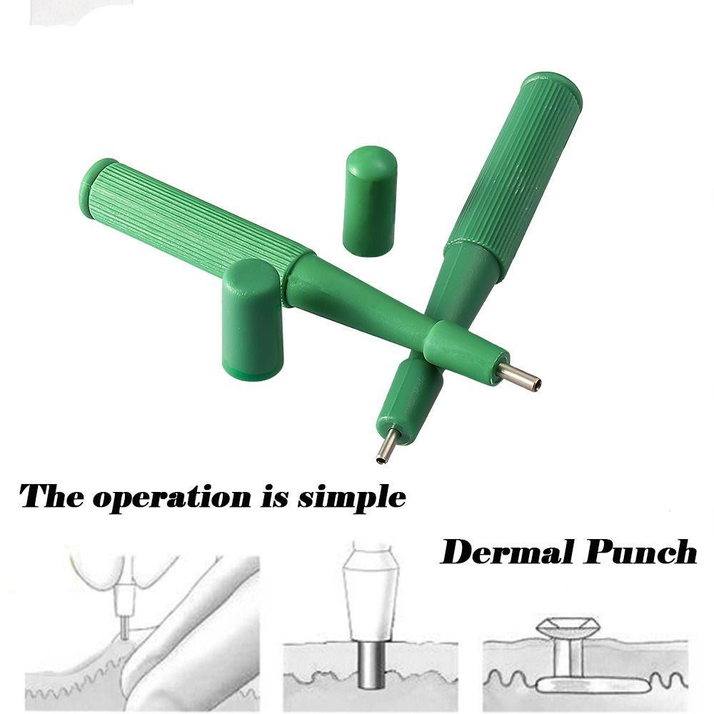 Stainless Steel Body Piercing Tool Ear Stud Dermal Piercing Tool Dermal Puncher Jewelry Tool