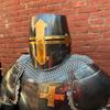 Medieval Templar Knight Armor Suit | Armor Gauntlets | Halloween Cosplay Accessories | Halloween Role Play Costume ~ Larp Armor Stee