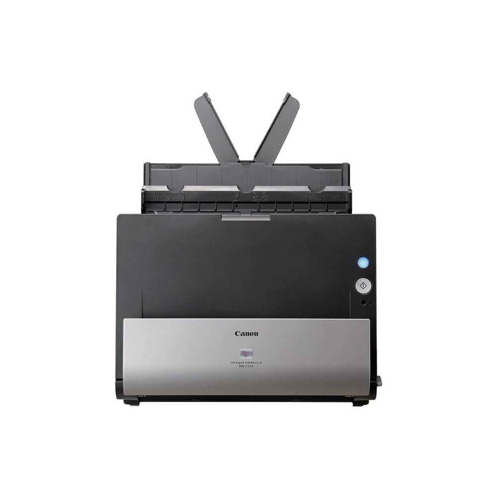 Canon ImageFORMULA DR-C125 Сканер A4 Сенсор CIS Податчик на 30 листов Двойная подача Ролик замедления U-образный путь Экономичный по пространству Модель