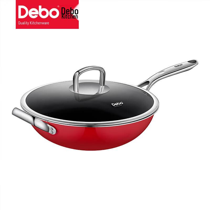 Вок Debo Himalaya 32 см из нержавеющей стали