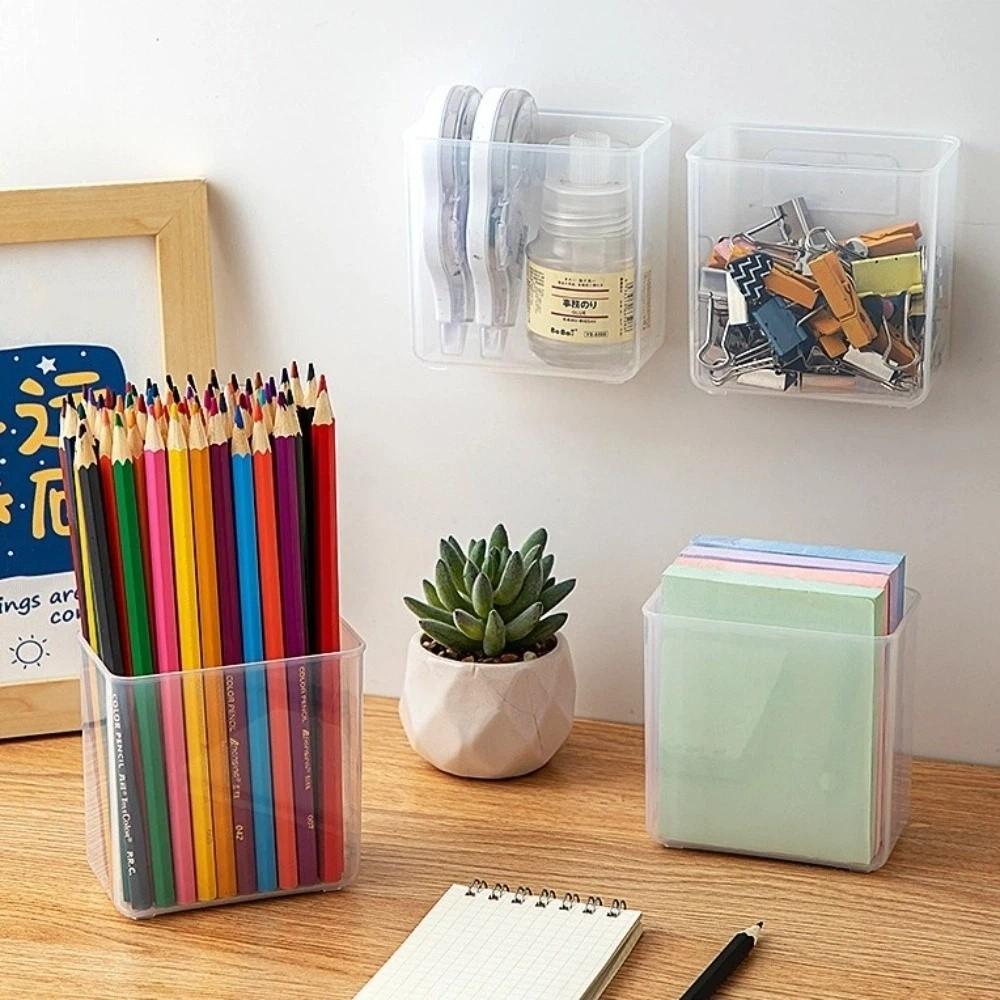 Lightweight Self-adhesive Container Multifunction PP Transparent Box Kitchen Organization