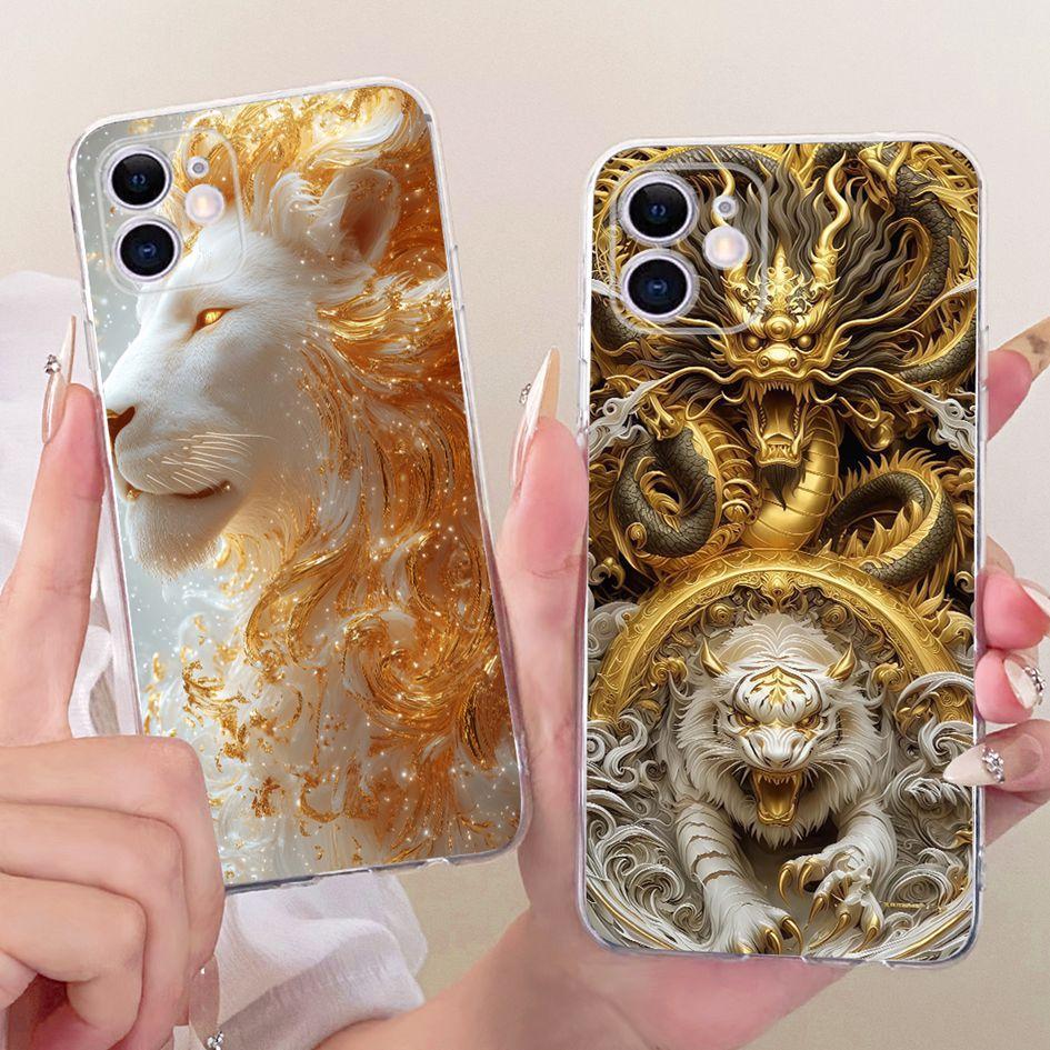 Крутой чехол для iPhone 11 Чехол Роскошный Мультяшный Чехол с Драконом Мягкий Тонкий Силиконовый Прозрачный Fundas для iPhone 11 Pro Max Корпус iPhone11