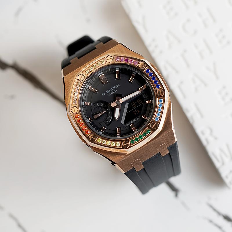 Casio Унисекс 48,5 мм Черные часы GMA-S2100-1A(Watch8--)