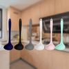 Multifunction Kitchen Non-stick Dinnerware Silicone Serving Spoon Soup Ladle Tableware Scoop