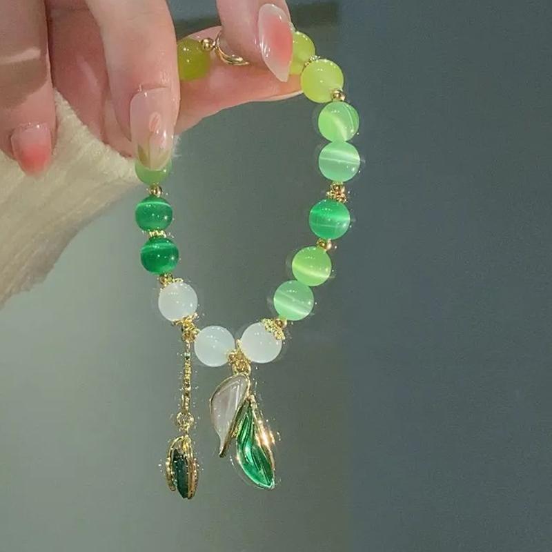 Игра Genshin Impact Kaedehara Kazuha Браслет Бисерный Браслет Wanderer Balladeer Подвеска Kunikuzushi Браслеты Косплей Реквизит