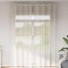 VidaXL Sheer Curtains with Eyelets 2 Pcs Cream 140x260 Cm, Net Curtain, Transparent Curtain, Window Voile, 4102075