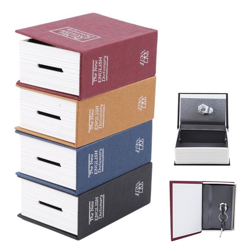 Словарь, мини-книжный сейф, шкафчик для ключей, скрытый секретный сейф для ключей, сейф для хранения наличных денег, монет, ювелирных изделий, замок