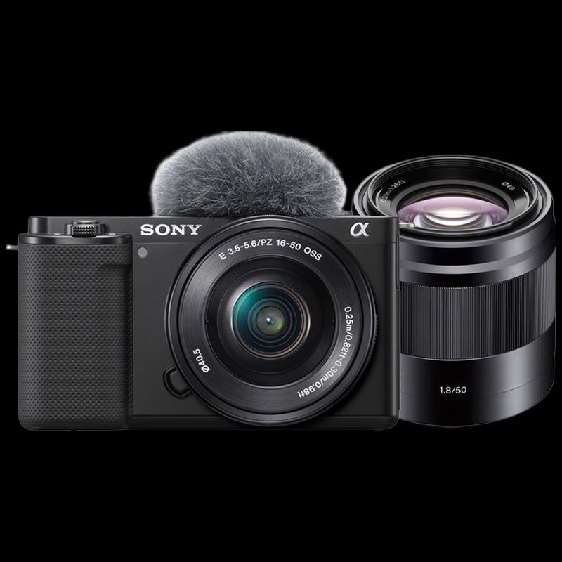 Sony Цифровая беззеркальная камера APS-C ZV-E10L с двойным объективом (Китайская версия)