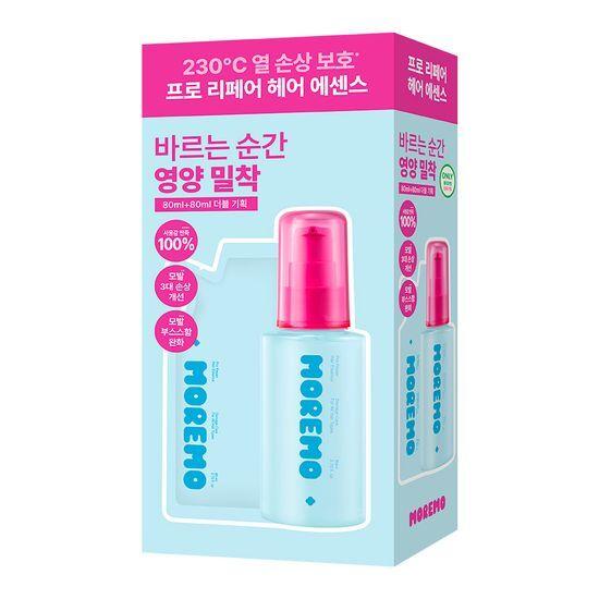 MOREMO НОВАЯ профессиональная восстанавливающая эссенция для волос 80 мл, специальная (+80 мл сменный пакет)