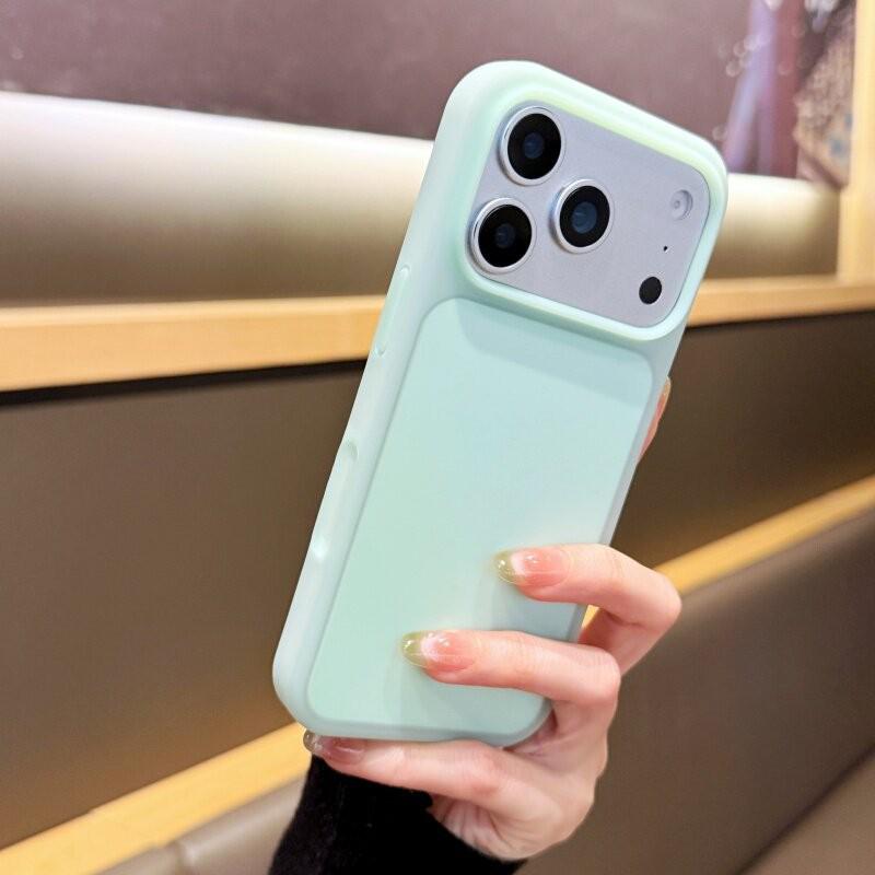 iPhone 17 Pro Max Case: Original Large Window Jelly Ice Cream Design, 17 Buttons, Apple-Compatible