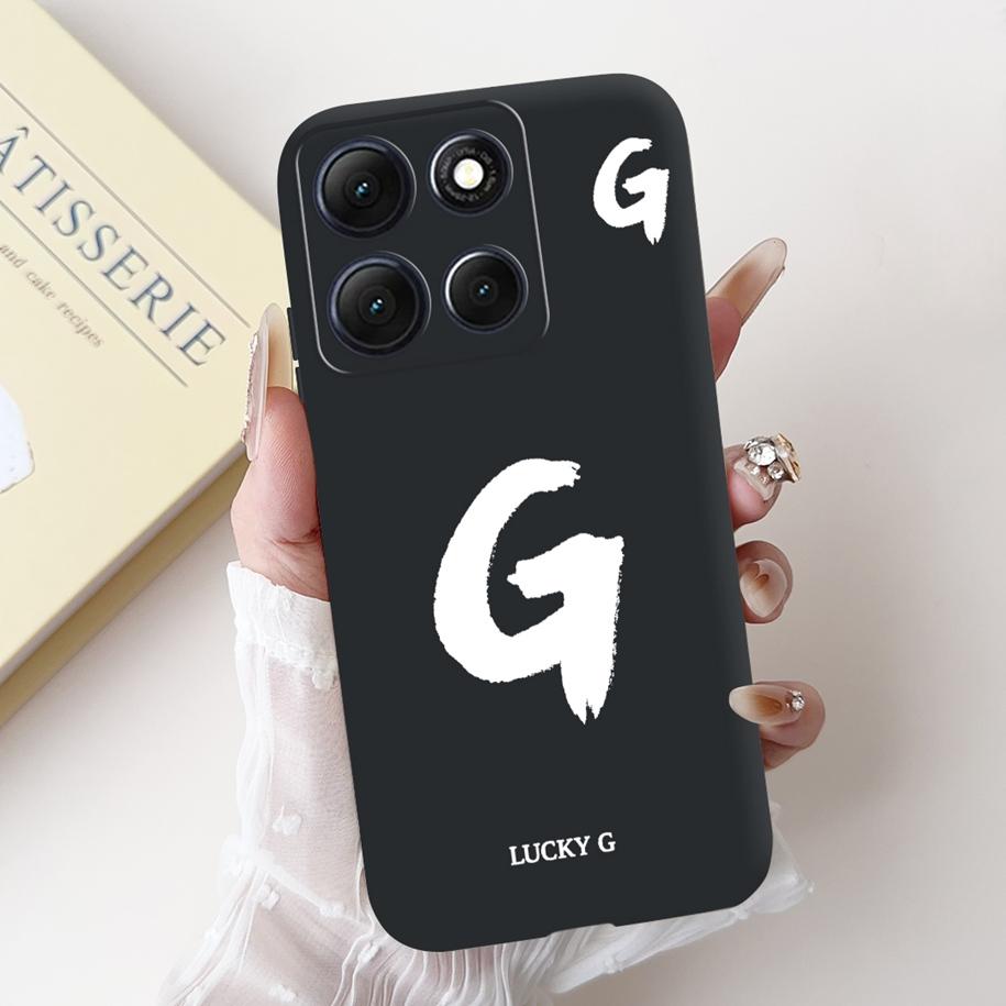 Для Motorola Moto G86 Чехол-аккумулятор Милые Счастливые Буквы Корона Цветок Мягкий Силиконовый Задний Чехол Для Moto G56 G86 5G G86Power Защитный