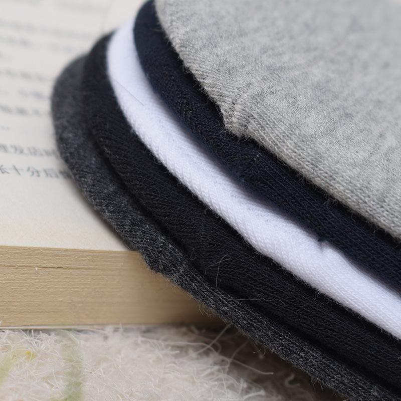 Мужские носки Banboo и хлопковые носки в упаковке, 5 пар, модные повседневные нескользящие силиконовые невидимые тапочки, мужские носки-невидимки, размеры 37-43