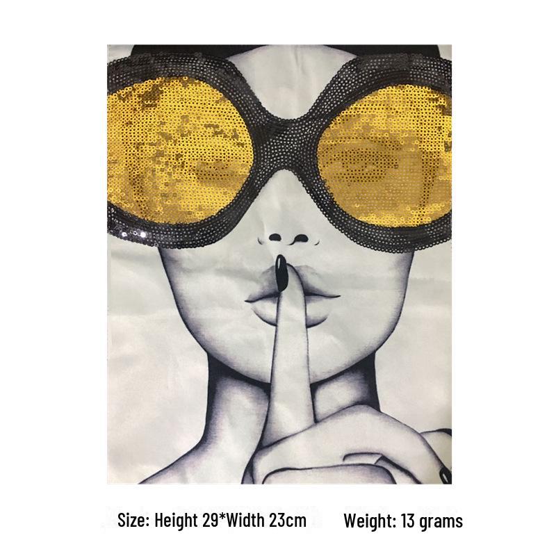 Топ с короткими рукавами Longsheng с вышивкой бисером и пайетками