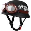 German Retro Motorcycle Helmet Unisex Four Seasons Harley Electric Bike Biker Half Cover Style Soldier Helmet