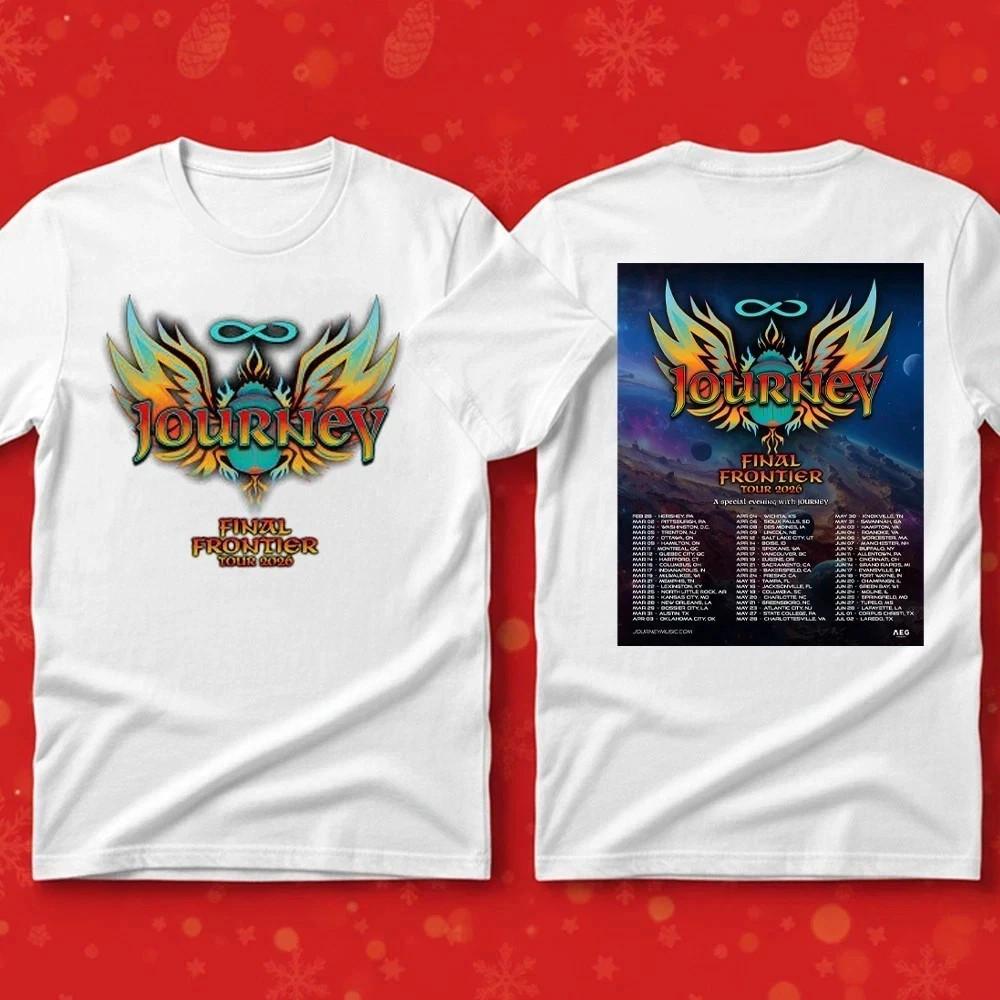Merry Christmas Journey Tour 2026 Final Frontier Cotton Unisex All Size T-Shirt Unisex T-Shirt