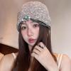 Keep Warm Knitted Pullover Hat Coldproof Beaded Fringed Cap Casual Bohemian Beanies Hat  Autumn